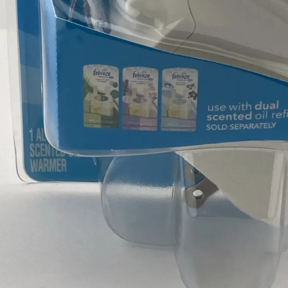 6) Febreze NOTICEables Scented Oil Warmer Plug In 2 in 1 Air Freshener NO REFILL